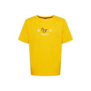 PUMA Funkční tričko  žlutá / bílá / černá