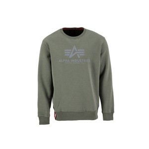 ALPHA INDUSTRIES Mikina  šedá / olivová