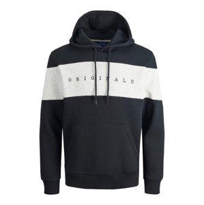 JACK & JONES Mikina 'Copenhagen'  šedá / noční modrá