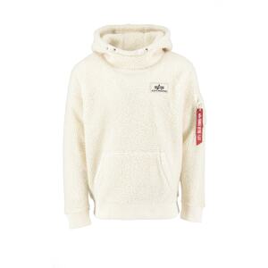 ALPHA INDUSTRIES Mikina  červená / černá / offwhite