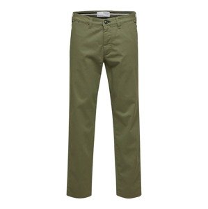 SELECTED HOMME Chino kalhoty 'Miles'  khaki