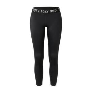 ROXY Sportovní kalhoty 'GIVE IT TO ME'  antracitová / černá / bílá