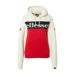 ELLESSE Sportovní mikina 'Malgo'  offwhite / černá / červená / šedá