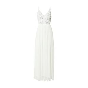LACE & BEADS Společenské šaty 'Avon'  stříbrná / bílá