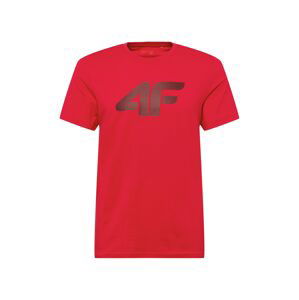 4F Funkční tričko  ohnivá červená / černá