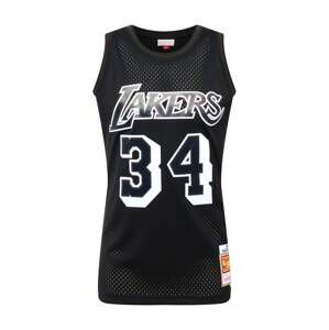 Mitchell & Ness Tričko 'WHITE LOGO SWINGMAN JERSEY'  černá / bílá