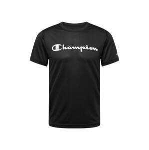 Champion Authentic Athletic Apparel Funkční tričko  černá / bílá