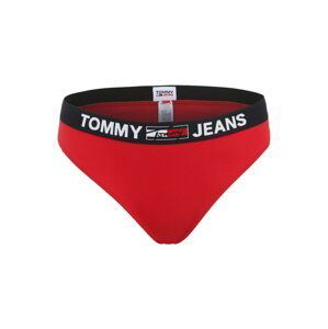 Tommy Jeans Curve Tanga  bílá / ohnivá červená / námořnická modř
