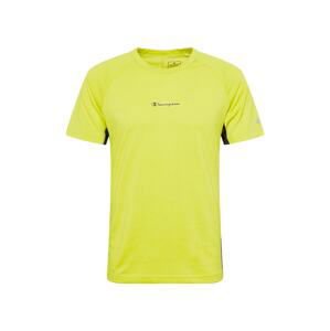 Champion Authentic Athletic Apparel Funkční tričko  černá / citronová