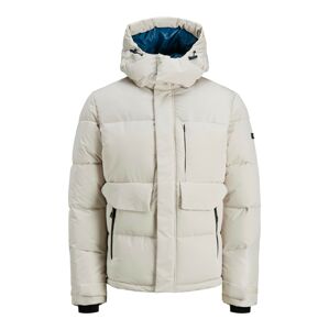 JACK & JONES Zimní bunda 'JCOPACE'  kámen / černá