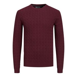 JACK & JONES Svetr 'Glenn'  bordó