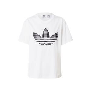 ADIDAS ORIGINALS T-Shirt  bílá / černá / šedý melír