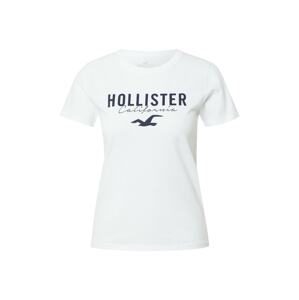 HOLLISTER Tričko  černá / bílá