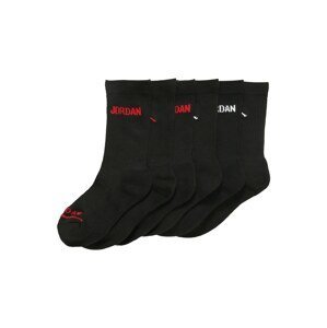 Jordan Ponožky  bílá / černá / červená