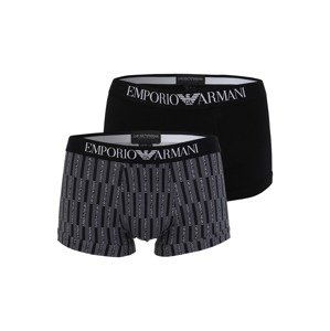 Emporio Armani Boxerky  černá / šedá / bílá