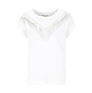 AllSaints Tričko 'Imogen Boy'  bílá / stříbrná
