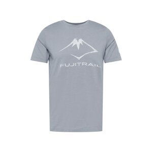 ASICS Sportshirt 'FUJI TRAIL'  šedá / bílá