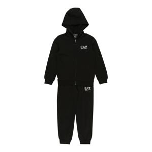 EA7 Emporio Armani Joggingová souprava  černá / bílá