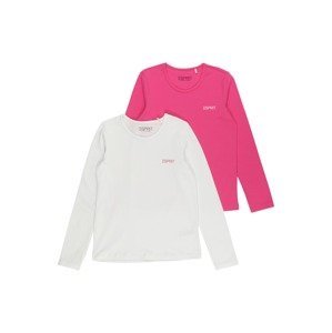 ESPRIT Shirt  bílá / pink