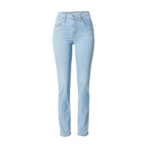 LEVI'S Džíny '724 HIGH RISE STRAIGHT LIGHT INDIGO - WORN IN'  modrá džínovina