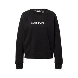 DKNY Performance Mikina  stříbrně šedá / černá / bílá