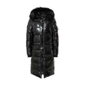 ALPHA INDUSTRIES Zimní kabát  černá