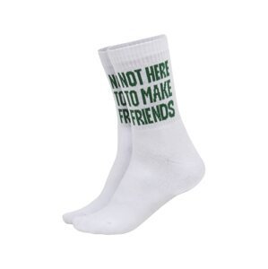 UNFOLLOWED x ABOUT YOU Ponožky 'FOCUS'  bílá / zelená