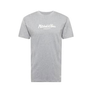 Mitchell & Ness Tričko  šedý melír / bílá