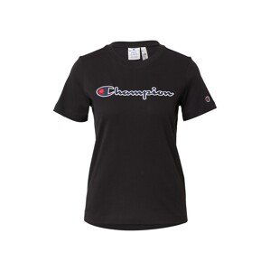 Champion Authentic Athletic Apparel Tričko  černá / bílá / námořnická modř / červená