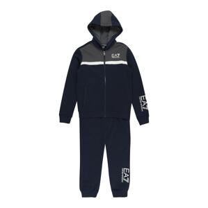 EA7 Emporio Armani Joggingová souprava  námořnická modř / bílá / šedá