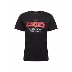 Big Star Tričko  černá / červená / bílá