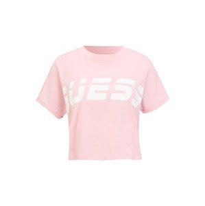 GUESS Funkční tričko 'ADELA'  růžová / bílá