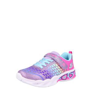 SKECHERS Tenisky  modrá / fialová / pink