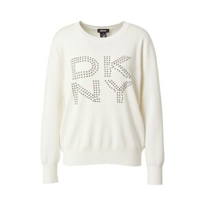 DKNY Svetr  bílá / stříbrná