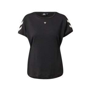 Hummel Funkční tričko 'Taylor'  černá / bílá