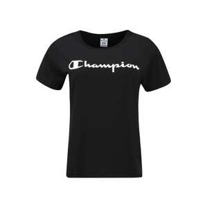 Champion Authentic Athletic Apparel Tričko  černá / bílá