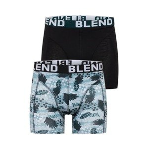 BLEND Boxershorts  černá / světlemodrá / petrolejová / bílá