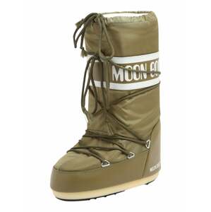 MOON BOOT Sněhule  khaki / bílá