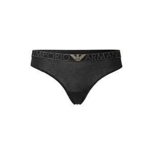 Emporio Armani Tanga  černá / zlatá