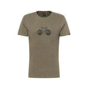 Ragwear Tričko 'SIRIL'  khaki / černá