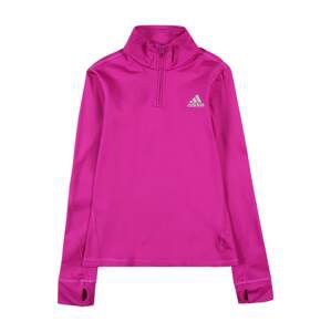 ADIDAS PERFORMANCE Sportovní mikina  bílá / pink