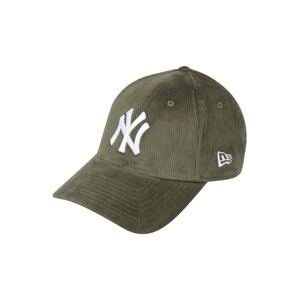 NEW ERA Kšiltovka  khaki / bílá