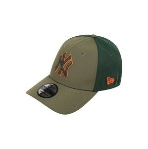 NEW ERA Kšiltovka 'THIRTY'  khaki / tmavě zelená / oranžová