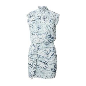 AllSaints Letní šaty 'Elena Perpetua'  offwhite / chladná modrá
