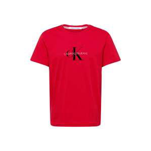 Calvin Klein Jeans Tričko  červená / černá / šedá