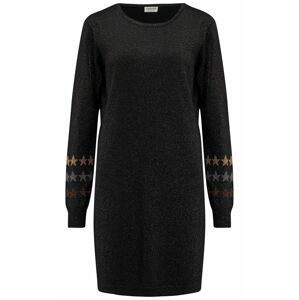 Sugarhill Brighton Úpletové šaty ' EVIE STARLIGHT CUFFS '  mix barev / černá