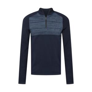 JACK & JONES Svetr 'GRADY'  tmavě modrá / modrý melír