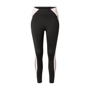 PUMA Sportovní kalhoty  pastelově růžová / černá / bílá