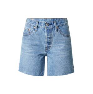 LEVI'S Džíny '501® ROLLED SHORT MED INDIGO - WORN IN'  modrá džínovina