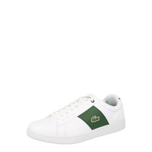 LACOSTE Tenisky 'Carnaby'  bílá / červená / zelená